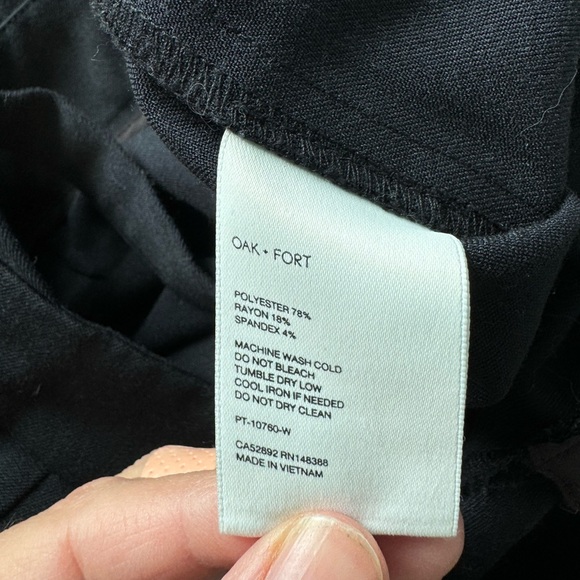 Oak + Fort Asymmetric Waist Pants - Picture 11 of 11